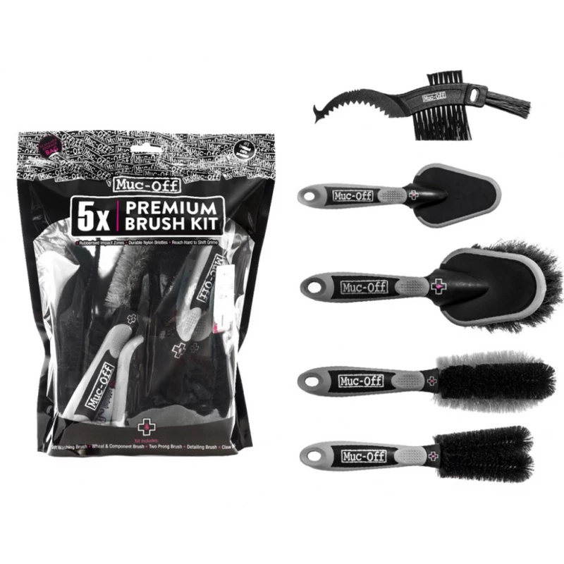Muc-Off Kit De 5 Brosses 3 Muc-Off Kit De 5 Brosses
